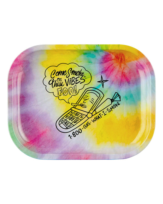 1-800-gas-what-i-smoke rolling tray by vibes papers