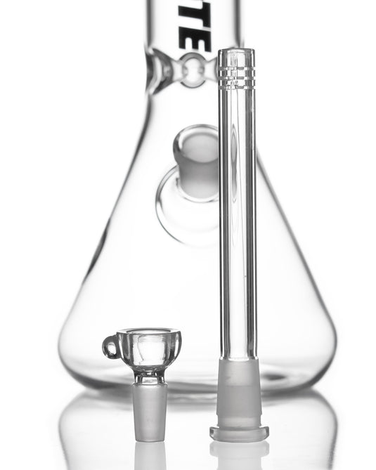 12" original beaker bong by Antidote Glass, made in the USA