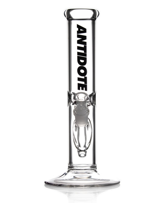 12-inch Original Antidote Glass Straight Shooter Bong with 50mm tube diameter and 5mm thick glass
