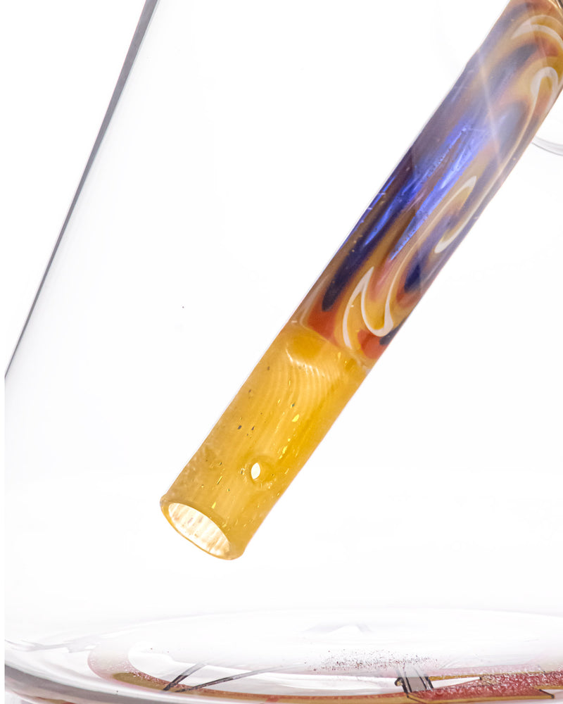 Load image into Gallery viewer, Wig Wag Dichroic Downstem for Bong
