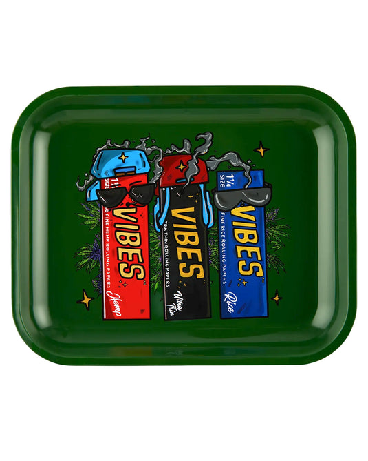 3's a crowd rolling tray by Vibes Papers