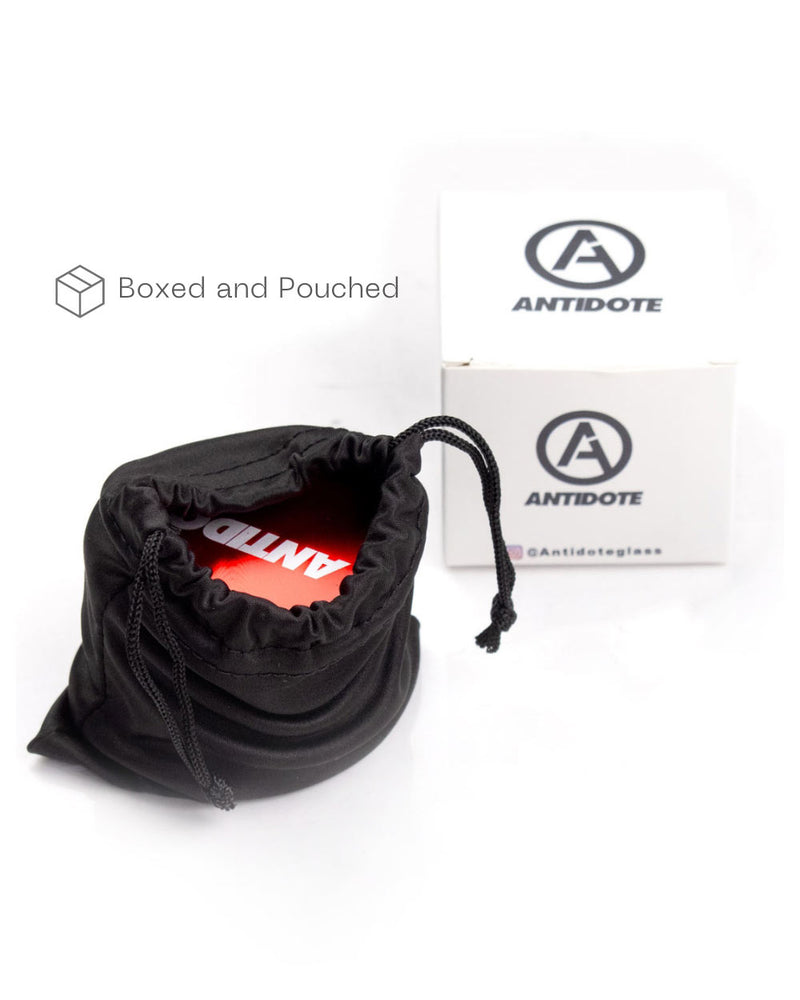 Load image into Gallery viewer, Antidote grinder in pouch and box packaging.
