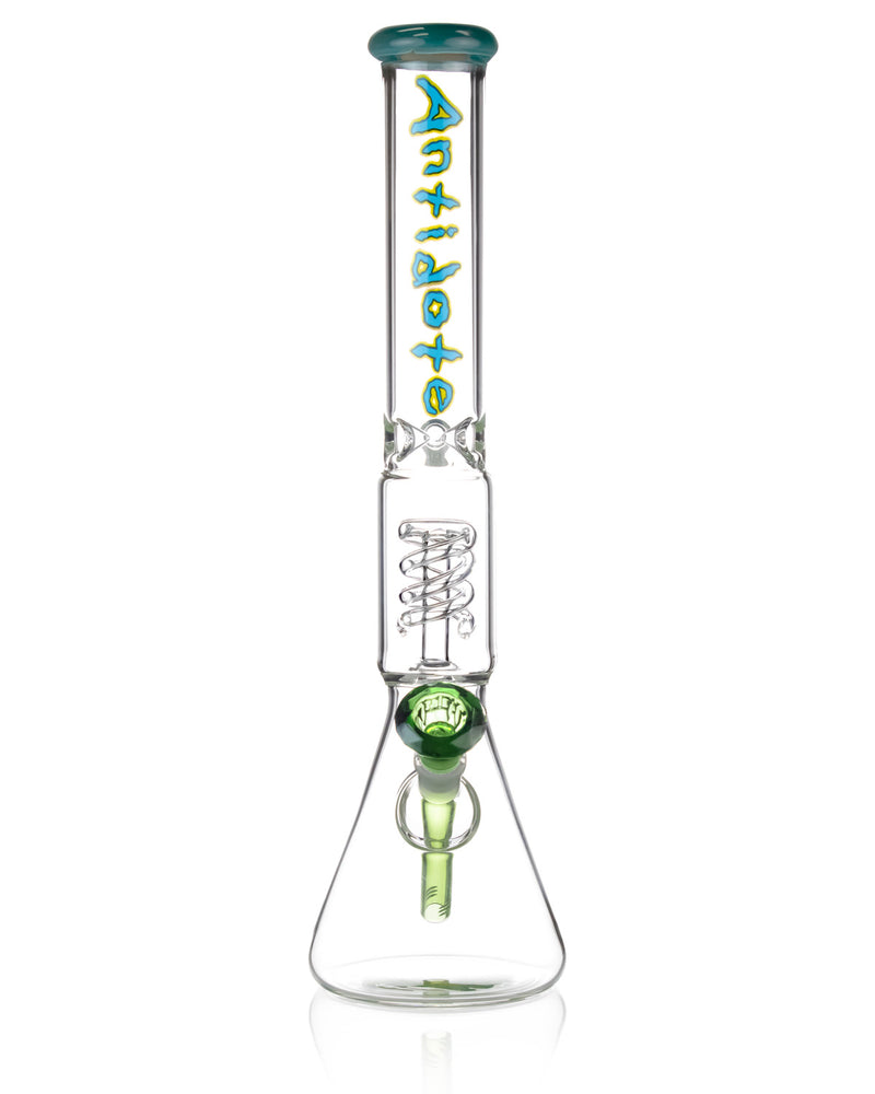 Load image into Gallery viewer, Rick and Morty inspired Beaker Bong by Antidote Glass
