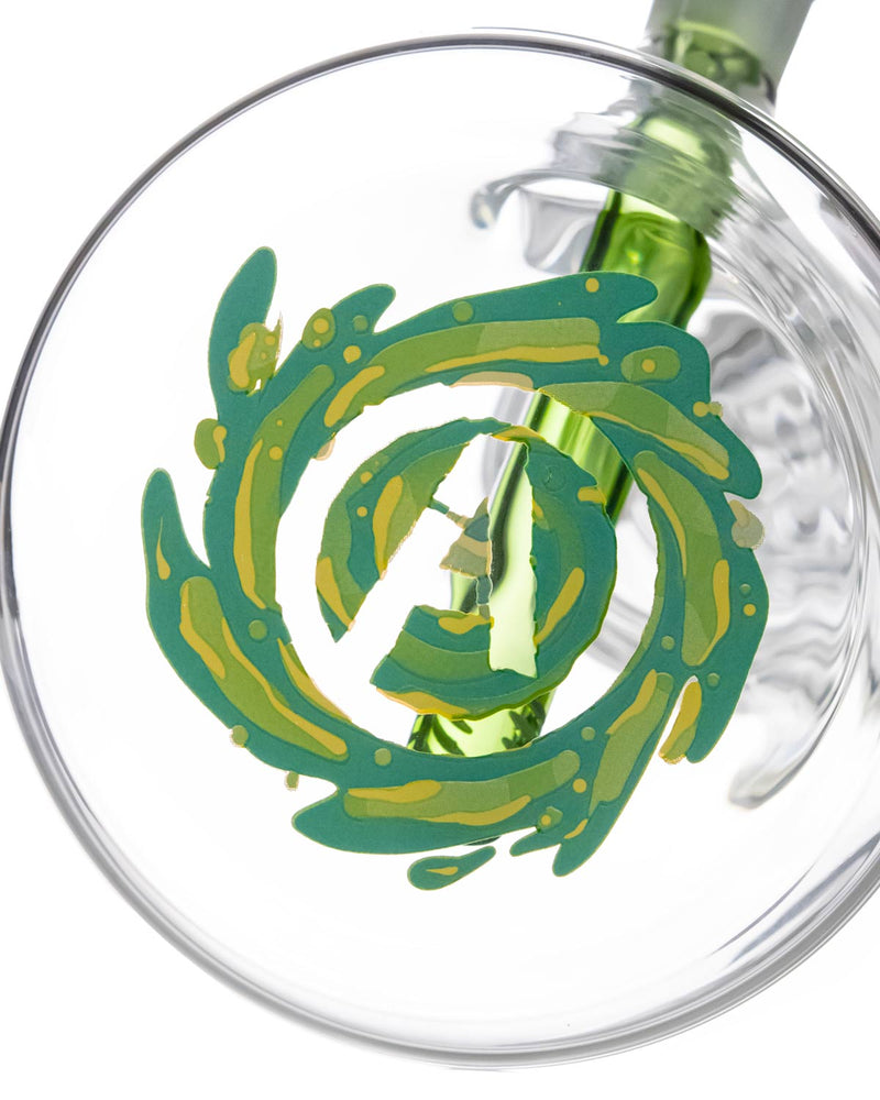 Load image into Gallery viewer, Rick and Morty Portal Beaker Bong by Antidote Glass
