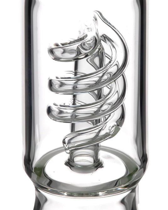 Helix perc is shaped like a light bulb and produces excellent diffusion