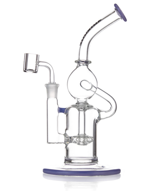 Recycler Dab Oil Rig with UFO disk percolator