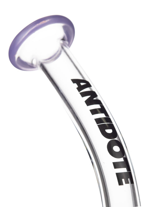 Curved neck dab rig by Antidote Glass