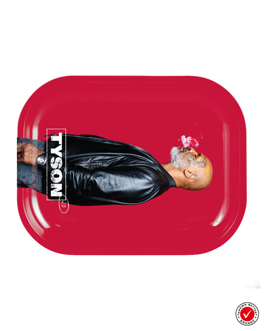 TYSON 2.0 Mike Tyson Smoking Red Rolling Tray