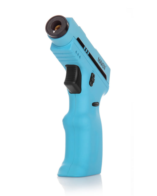 The Maven K2 torch gun in light blue - your go-to tool for dabbing