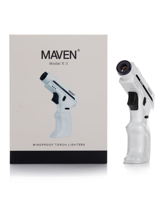Get the perfect temperature for your dabs with the Maven K2 model In White